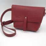 ALBA WAIST BAG red leather