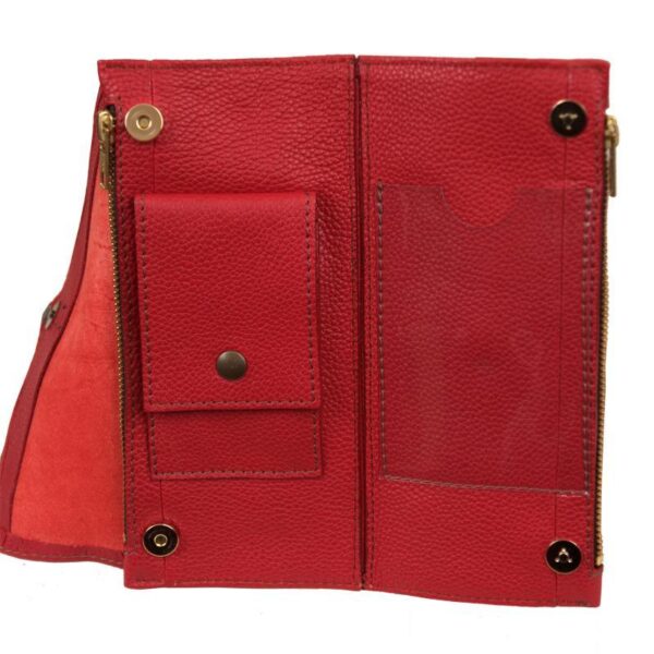 ARIS WALLET red leather