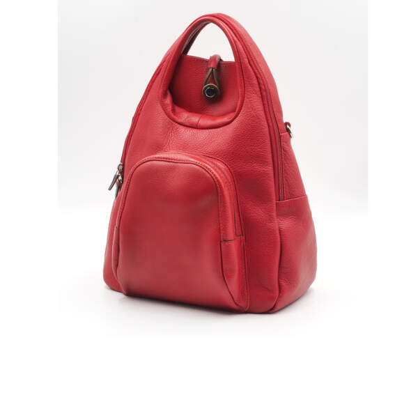 women's-red-leather-backpack