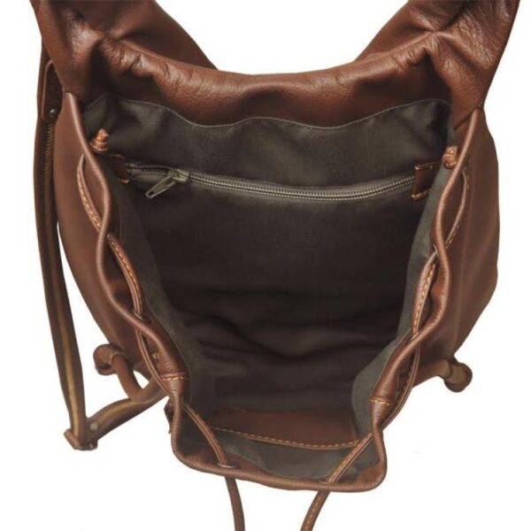 DAPHNE BACKPACK leather tabac