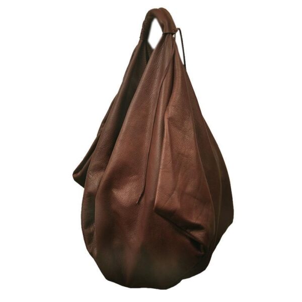 DIMITRA SHOULDER BAG brown leather