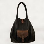 GIRONA SHOPPING BAG black waterproof-leather