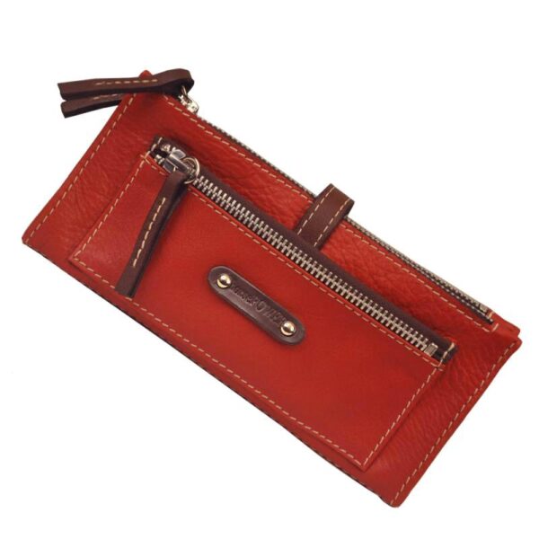 ILIOS WALLET red leather