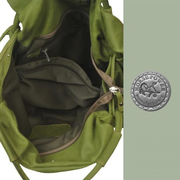 KATERINA BACKPACK  green leather