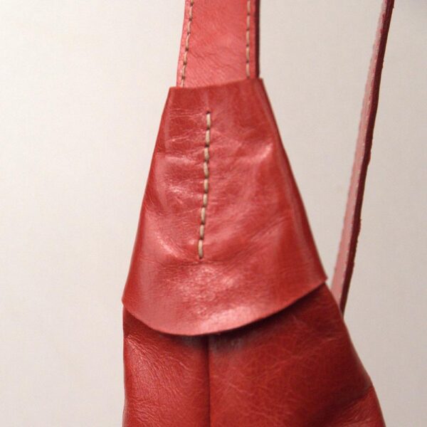 KORINA SLING BAG red leather