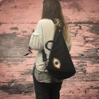 MATI MULTI BAG black canvas – leather