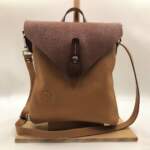 MYTHOS backpack leather camel-brown