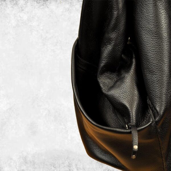 NERA SHOULDER BAG black leather