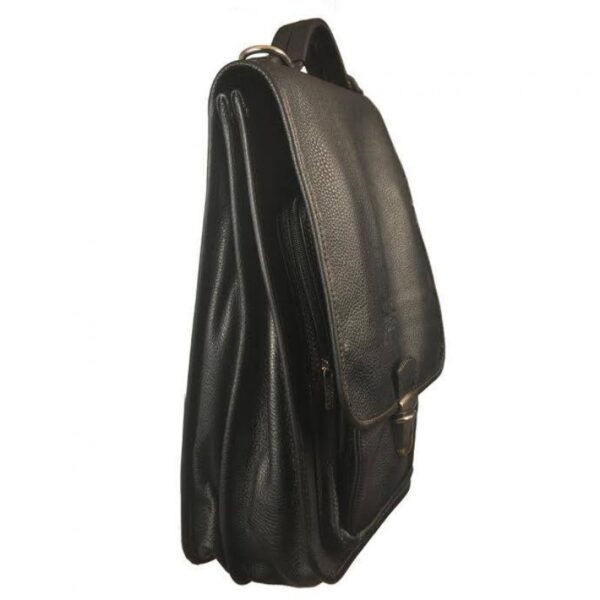 DARIO MESSENGER BAG black leather