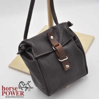 SUGAR MINI BAG dark brown leather