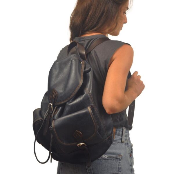 TANIA BACKPACK blue leather